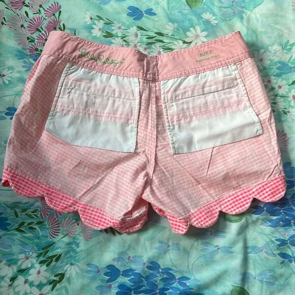 Lilly Pulitzer Neon Fiesta Pink Buttercup Shorts - 2 - Picture 13 of 15